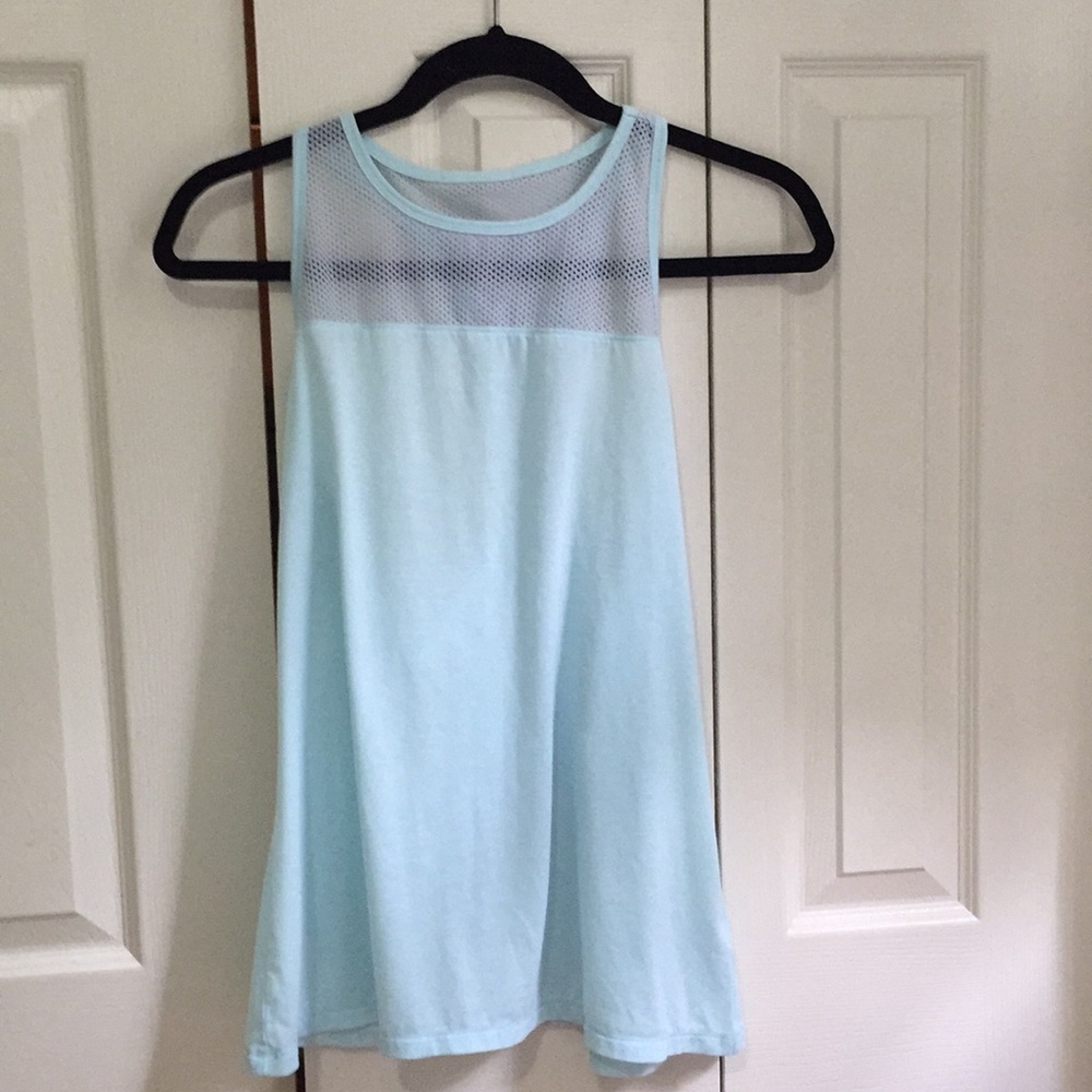 Athleta pale blue active tank